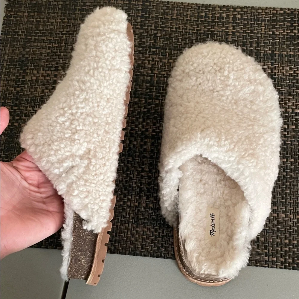 Madewell The Layne Clog Mule in Shearling - Picture 8 of 8